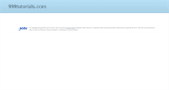 Desktop Screenshot of 999tutorials.com